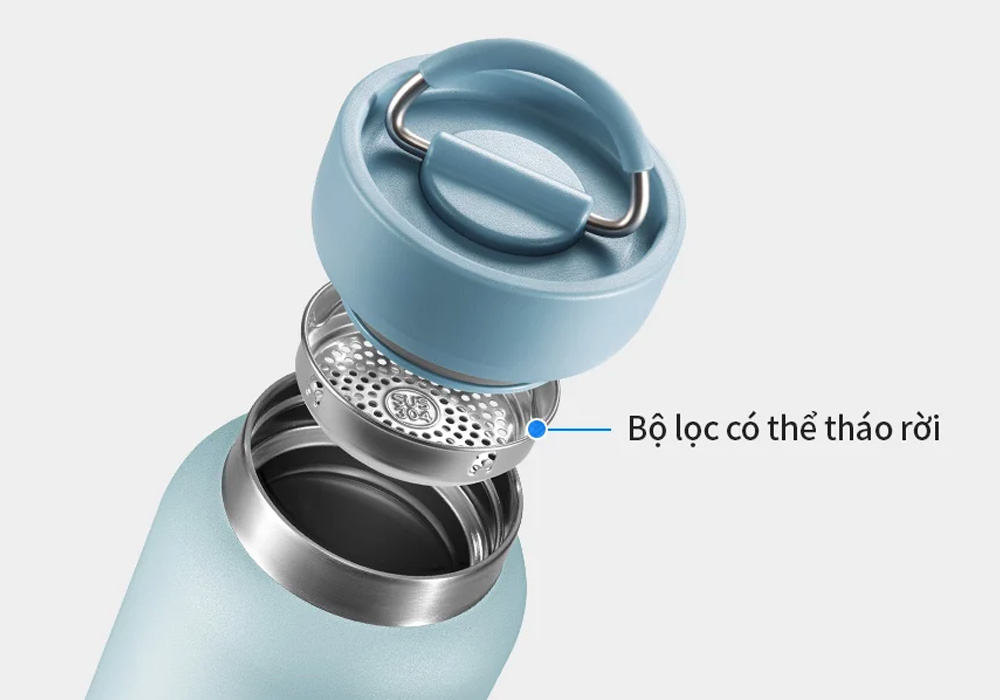 Bình Giữ Nhiệt LocknLock LHC4300SBLU thuận tiện khi uống trực tiếp