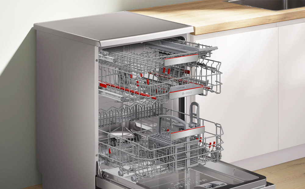 Bosch SMS8ZDI86M Series 8 có sức chứa lớn