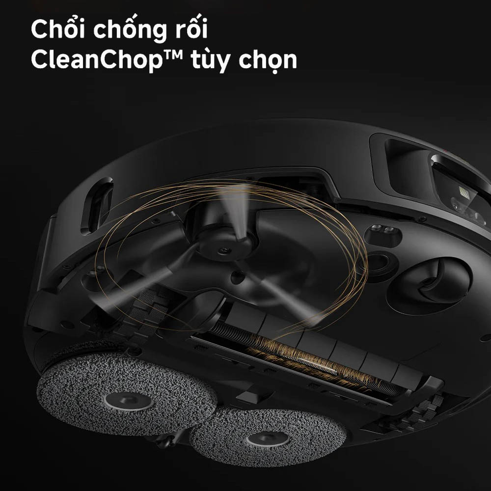 Robot Hút Bụi Lau Nhà Mova P70 Pro Ultra với chổi chống rối CleanChop™