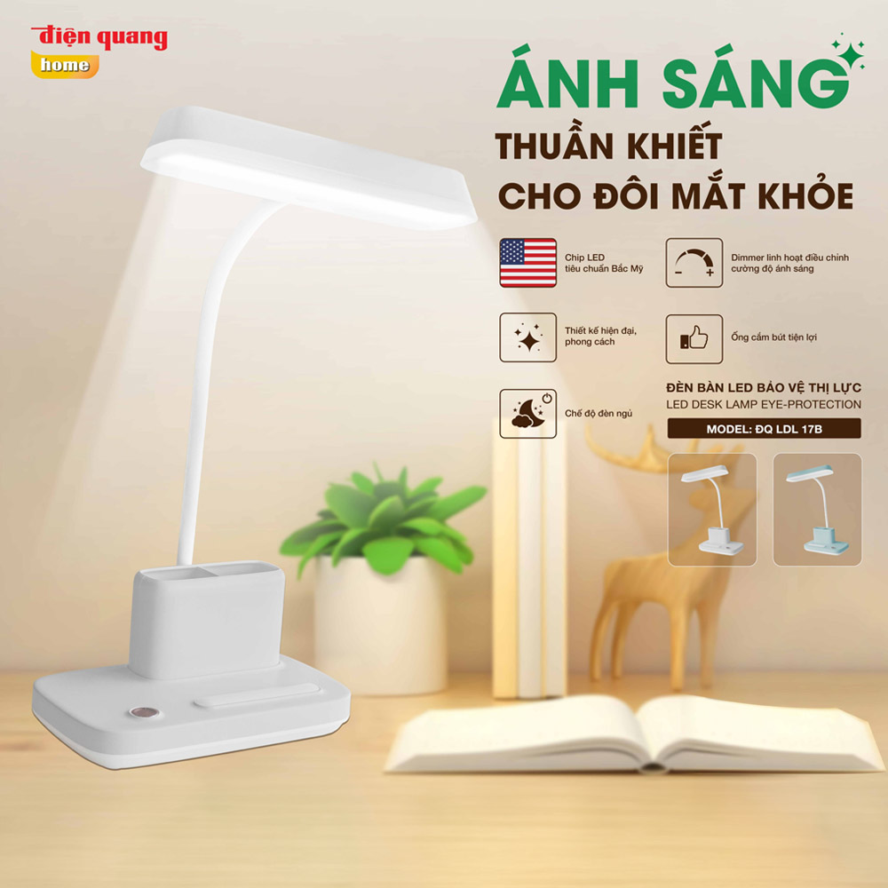 Đèn Bàn LED Điện Quang ĐQ LDL17B 3 W