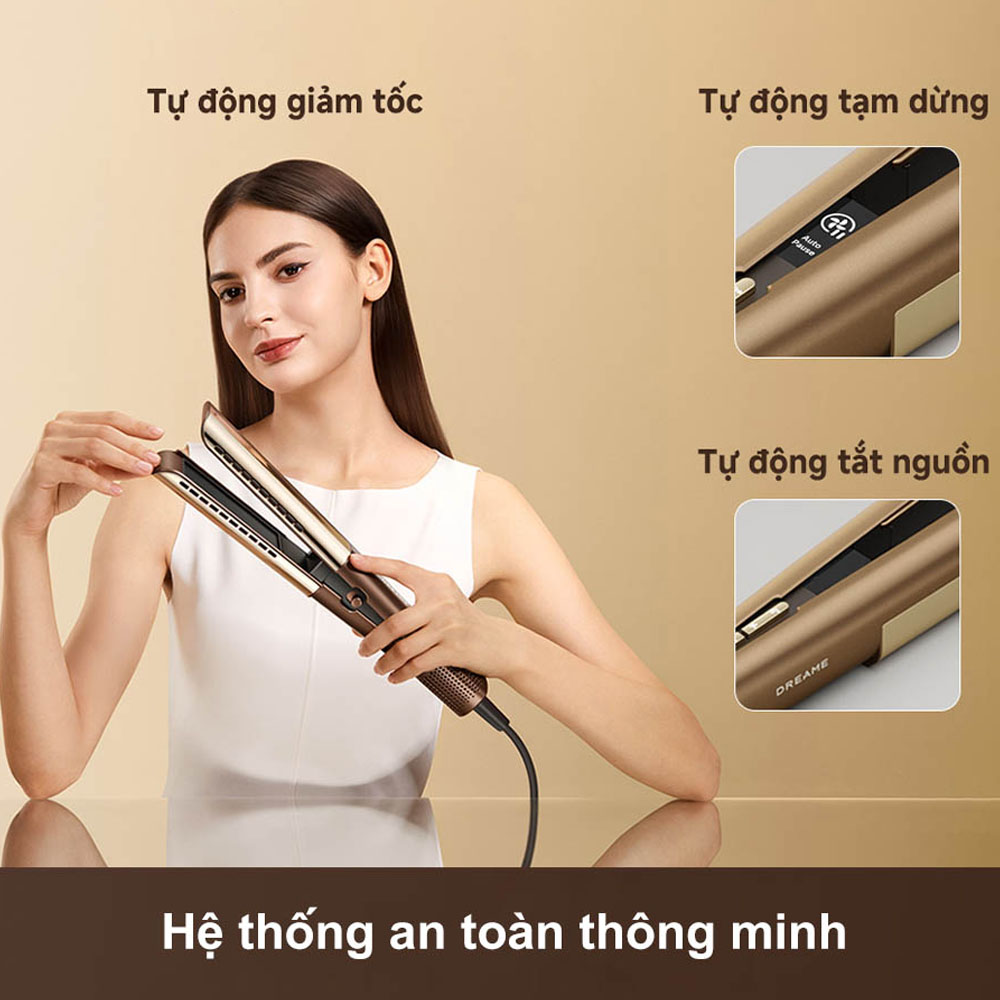 Dreame AeroStraight AMA10A tự động giảm tốc, tạm dừng và tắt nguồn