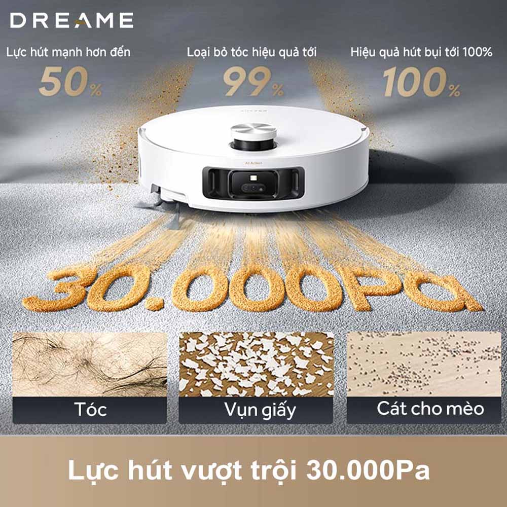 Dreame Aqua10 Roller xử lý hiệu quả mọi vết bẩn