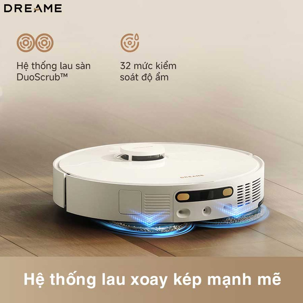 Dreame L50 Ultra CE tích hợp hệ thống DuoScrub™
