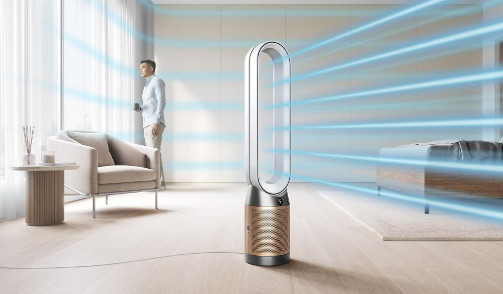 Dyson Purifier Cool PC2 De-NOx TP12 có phạm vi lọc hiệu quả 27m²