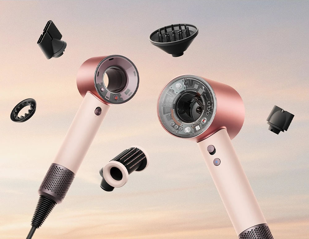 Cho phép dùng chung phụ kiện với máy sấy tóc Dyson Supersonic™ hiện có
