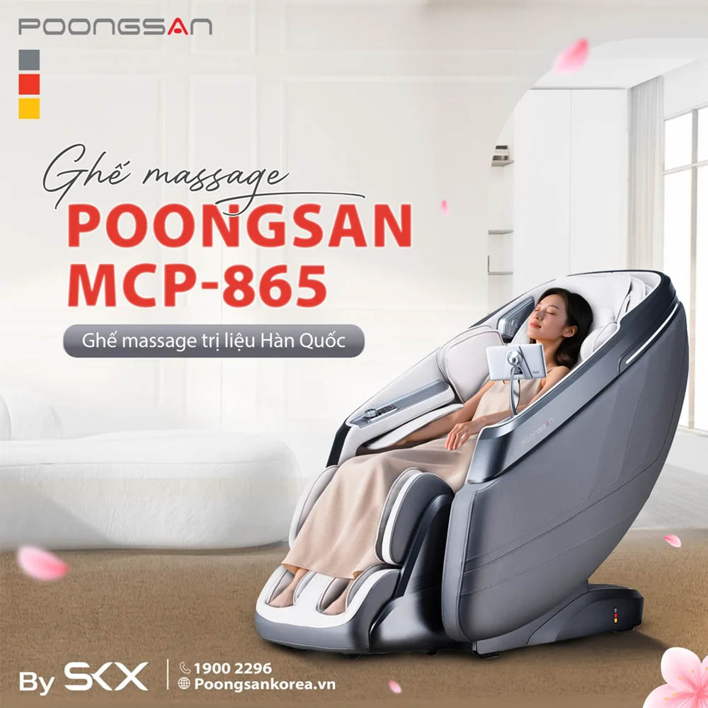Ghế Massage Cao Cấp Poongsan MCP-865