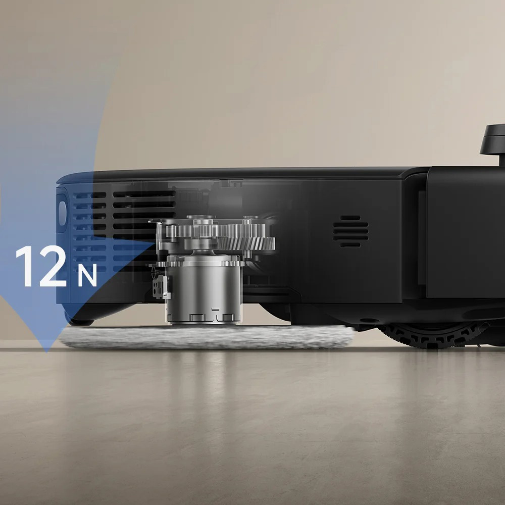 Robot Hút Bụi Lau Nhà Mova P70 Pro Ultra trang bị hệ thống lau xoay kép