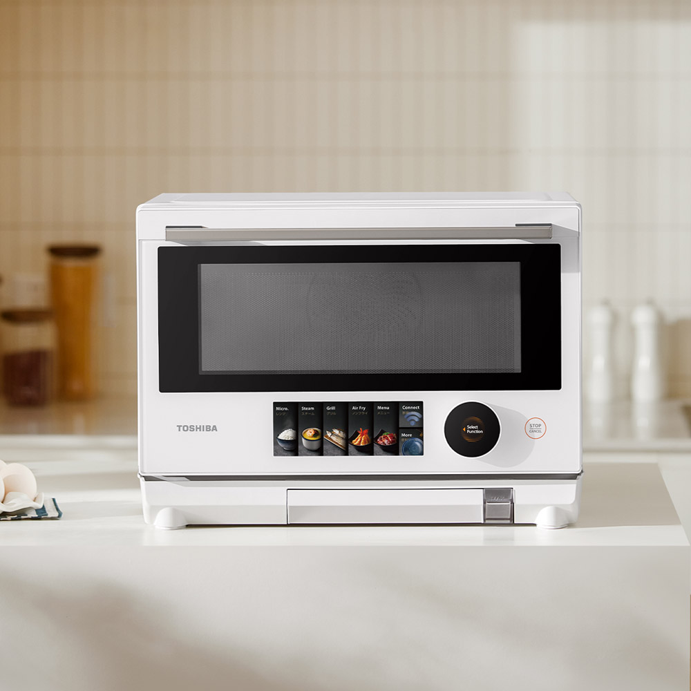 Lò Vi Sóng Kết Hợp Hấp Nướng Toshiba MX2-STR25SC(WH) có thiết kế hiện đại