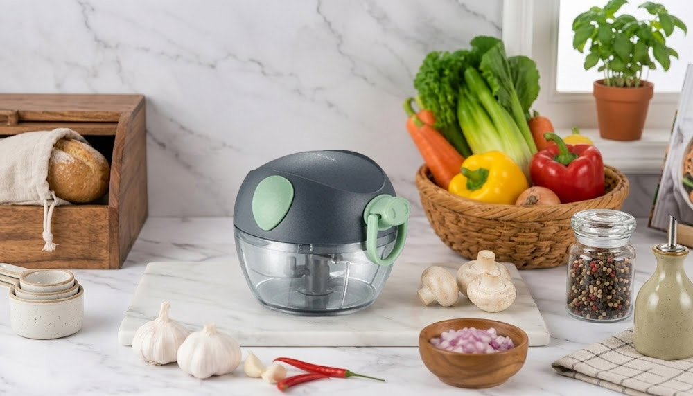 Dung tích 0.18 lít phù hợp sơ chế thực phẩm với lượng vừa phải