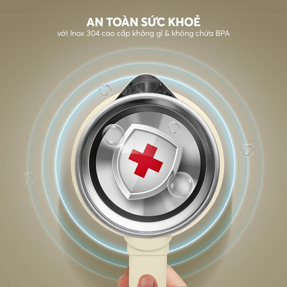 Ấm Đun Siêu Tốc Elmich KEE-8457MG sở hữu lòng ấm inox 304 cao cấp