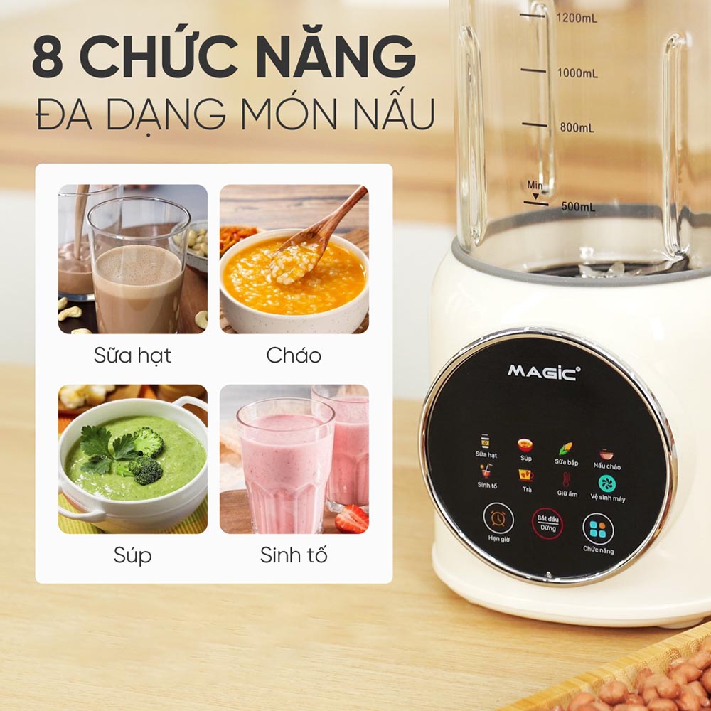 7 chế độ nấu kèm chức năng vệ sinh máy tiện lợi khi sử dụng