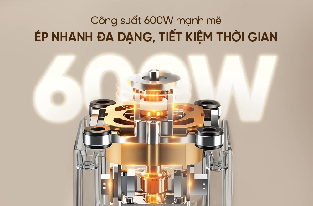 Máy Ép Trái Cây Sunhouse SHD5522 ép nhanh và tiết kiệm thời gian
