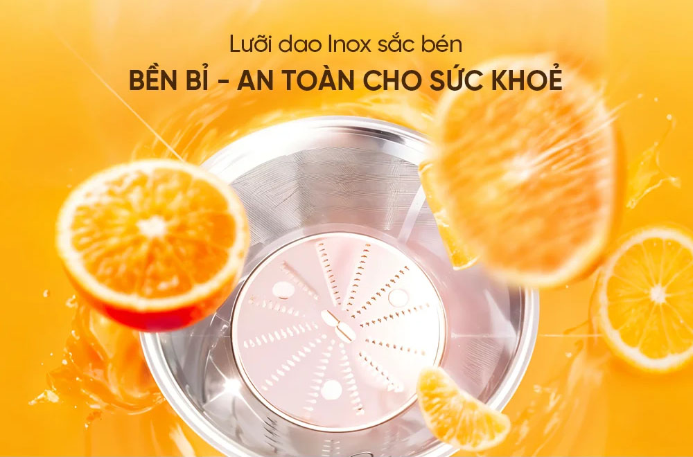 Máy Ép Trái Cây Sunhouse SHD5522 giữ trọn hương vị thức uống