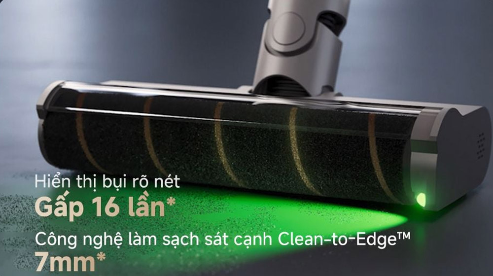 Máy Hút Bụi Cầm Tay Dreame Z10s Station phát hiện bụi bẩn rõ nét