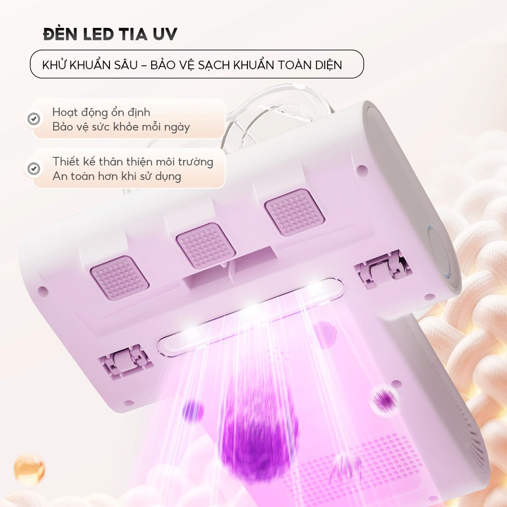 Đèn LED của Máy Hút Bụi Đệm Giường Aqua ASM-Y201(W)