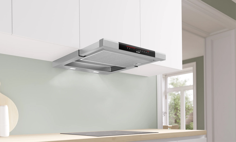 Máy Hút Mùi Âm Tủ Bosch DFS067K51 Series 8 có đèn LED chiếu sáng