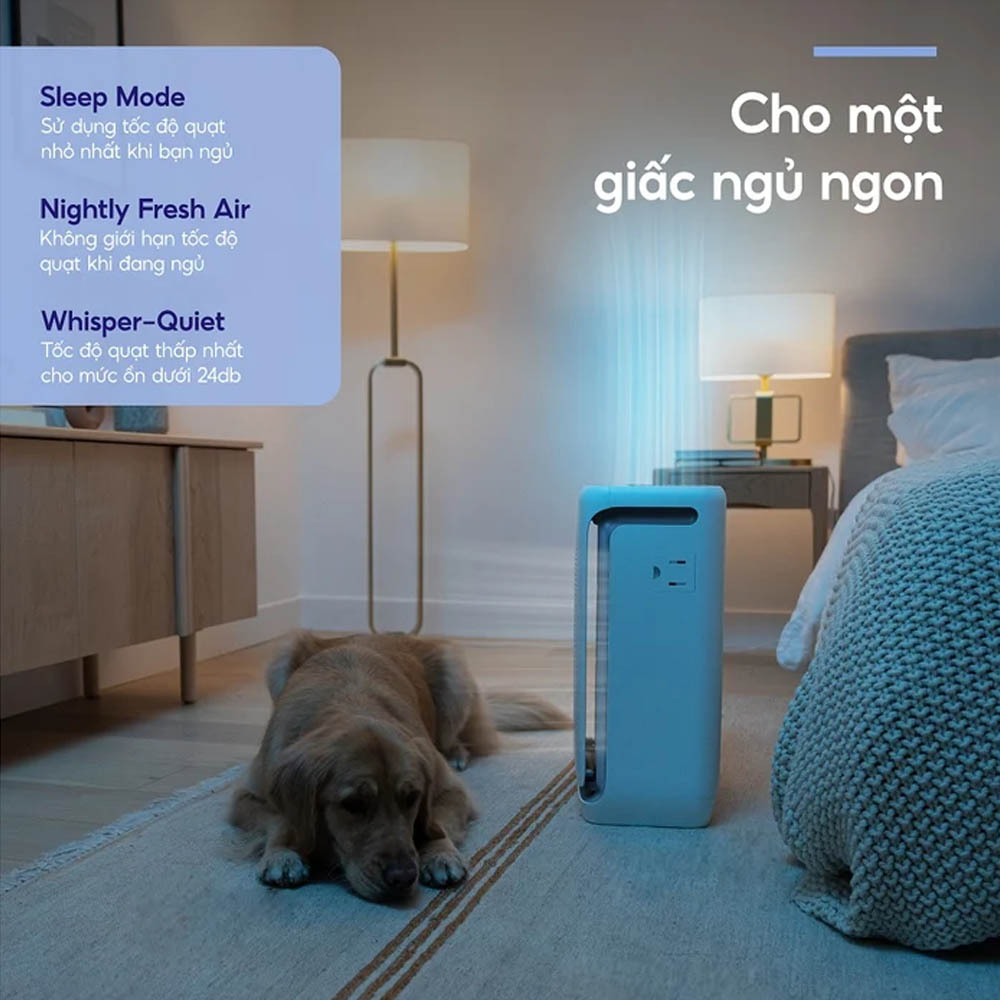 Máy Lọc Không Khí Levoit Vital 200S mang đến giấc ngủ ngon