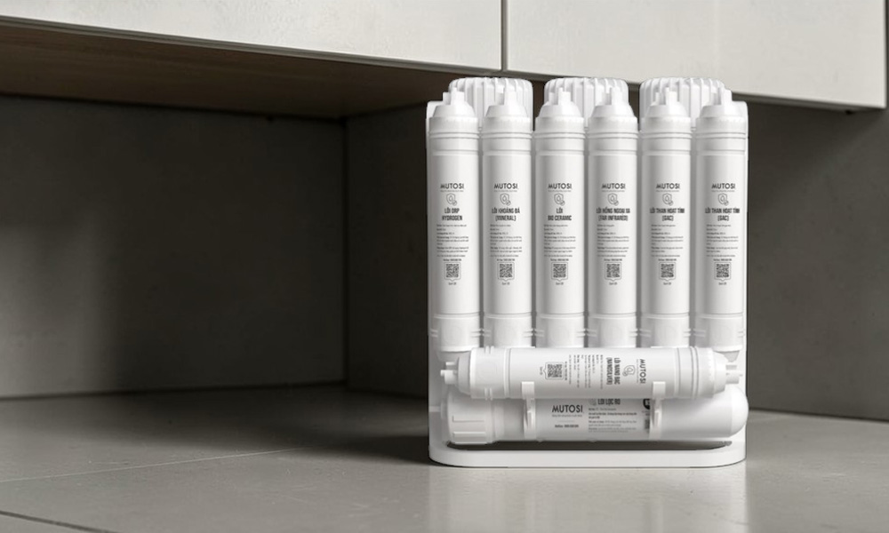 Máy Lọc Nước Để Gầm Mutosi 11 Lõi MP-U110CP lọc đến 10 - 15L/h