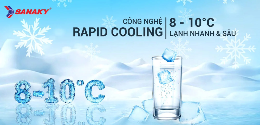 Máy Lọc Nước Sanaky SNK-TV3HK020 giải nhiệt tức thì