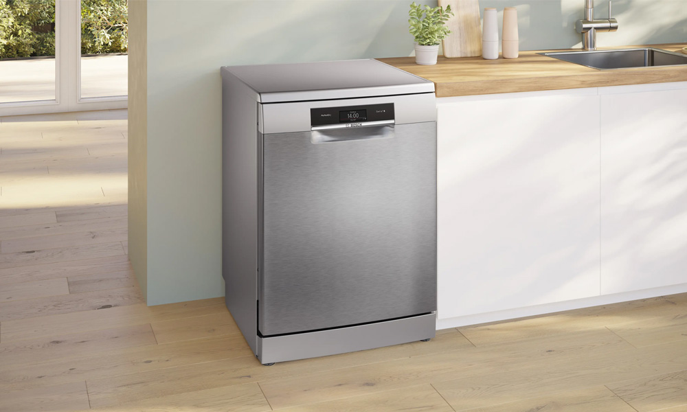 Bosch SMS8ZDI86M Series 8 làm từ chất liệu thép không gỉ