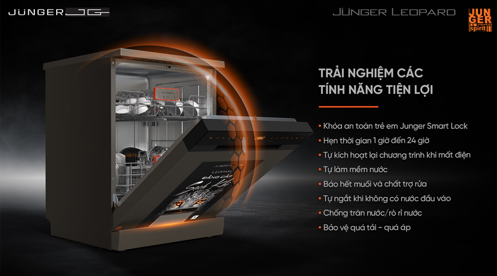 Junger Leopard-DWJ-163-MS mang đến trải nghiệm thuận tiện