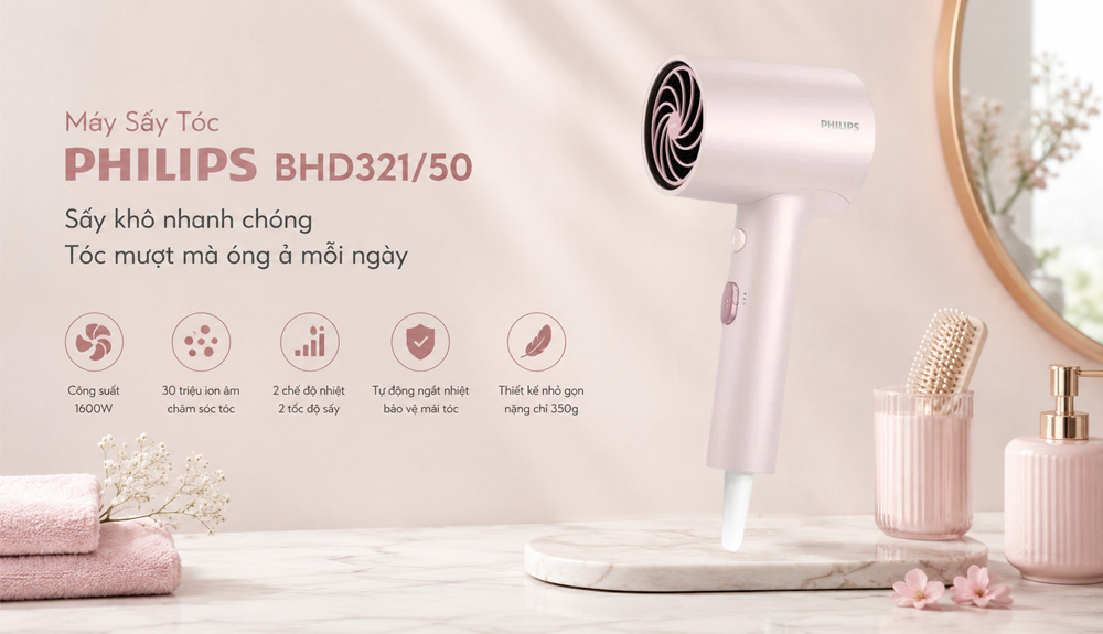 Máy Sấy Tóc Philips BHD321/50