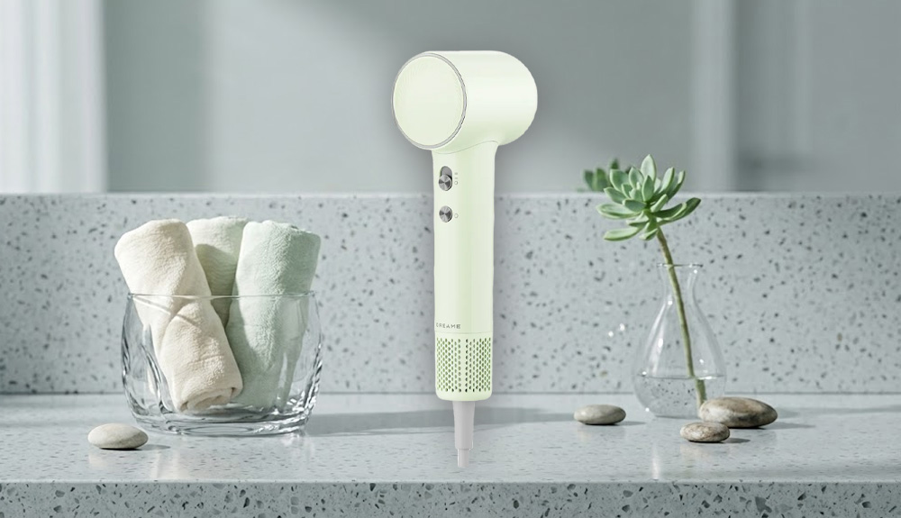 Máy Sấy Tóc Tốc Độ Cao Dreame Mini AHG11A Xanh Lá có thiết kế nhỏ gọn