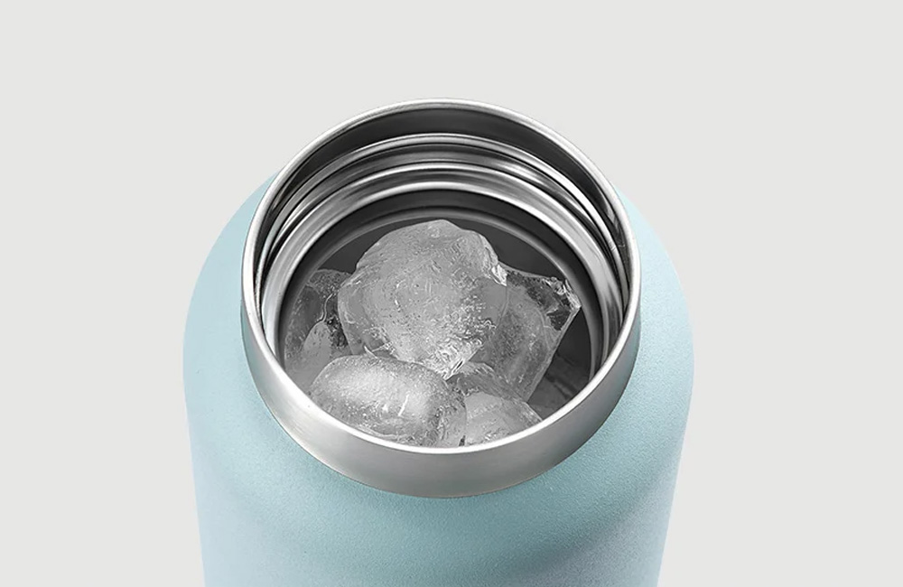 LocknLock Jumbo Tumbler 900ml LHC4300YRED có miệng bình rộng
