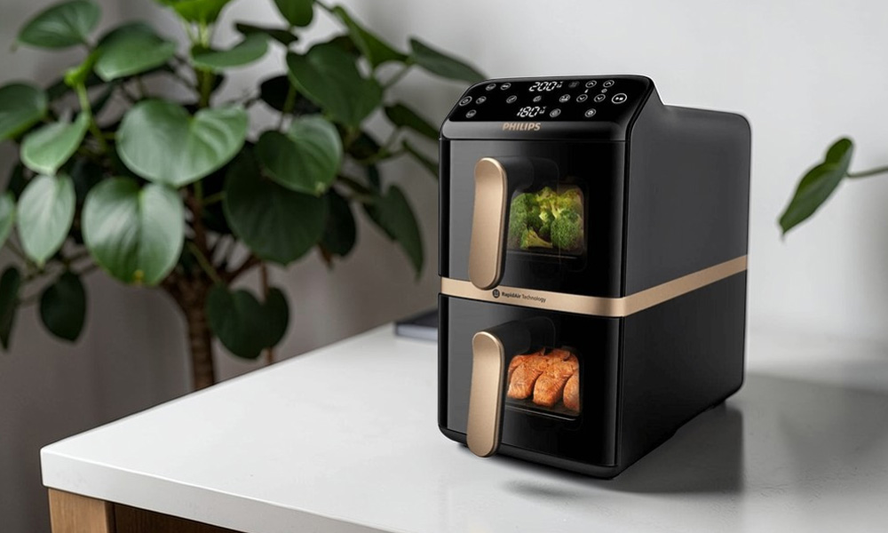 Nồi Chiên Không Dầu Philips NA462/70 đa dạng chức năng nấu