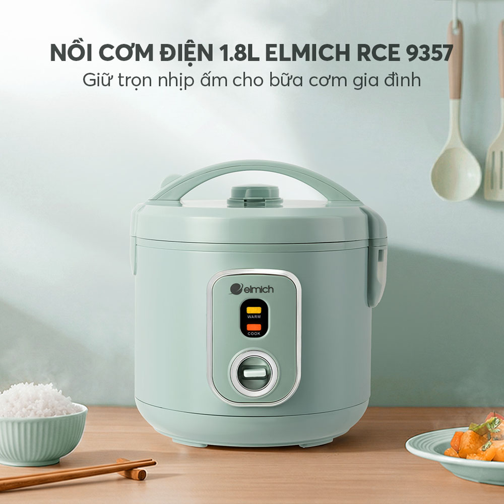 Nồi Cơm Điện Elmich RCE9357 1.8 Lít