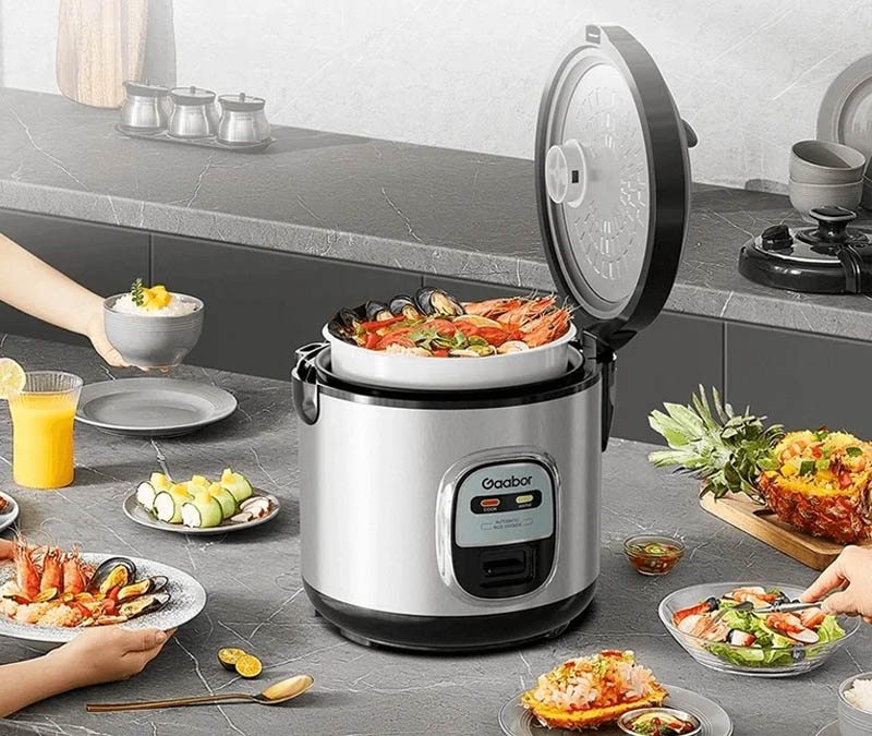 Nồi Cơm Điện Gaabor RC20M-YE01A có dung tích 1 lít
