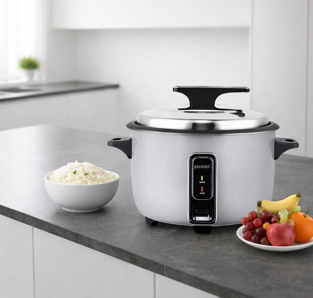 Nồi Cơm Điện Paveden PRC-1030GR có công suất nấu 3000W