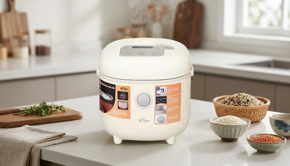 Công suất hoạt động 600W cùng công nghệ gia nhiệt 1D nấu cơm chín nhanh