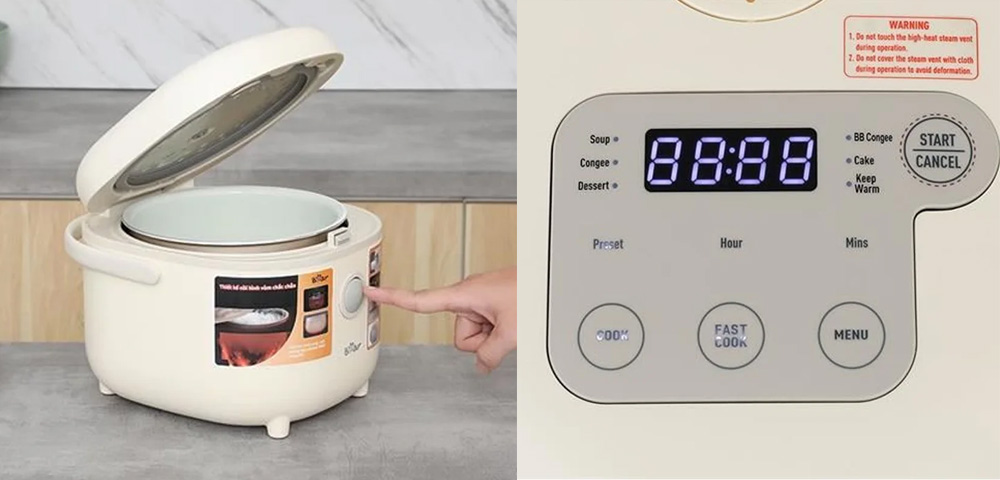 Bảng điều khiển cảm ứng hiện đại, dễ sử dụng