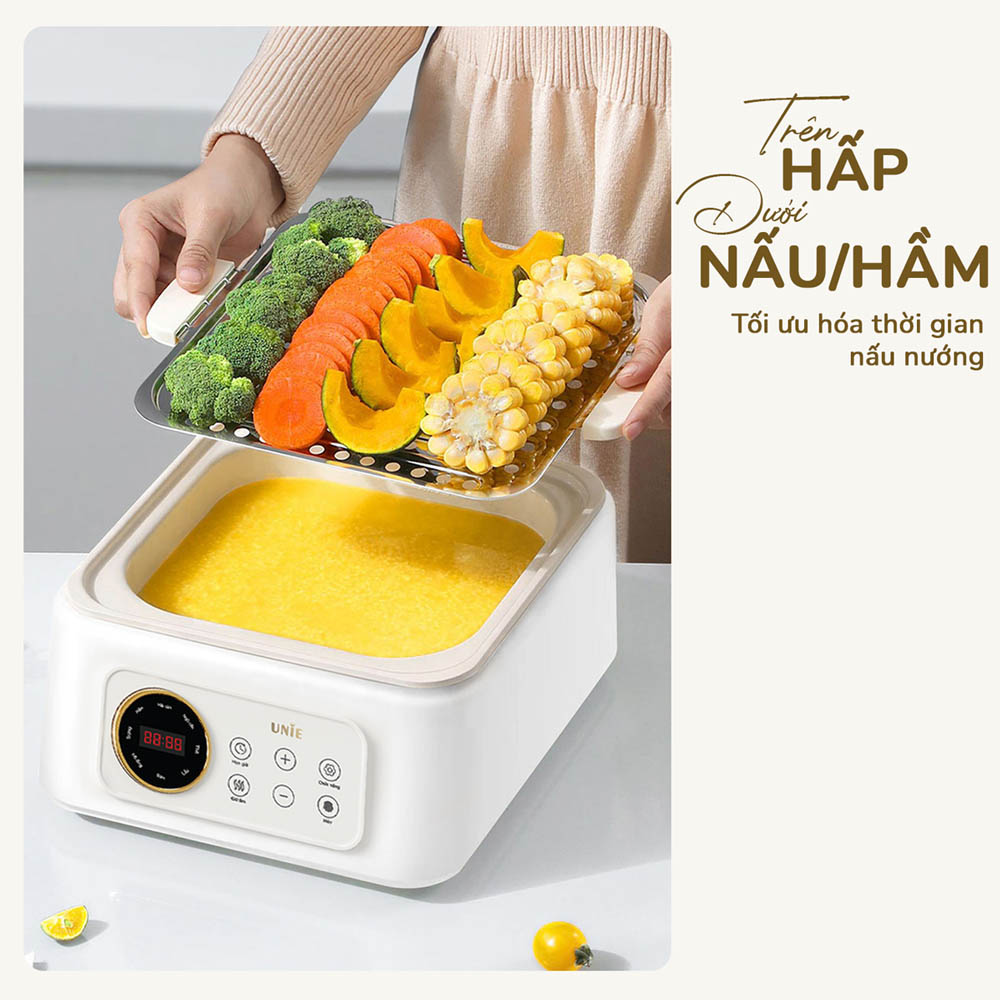 Nồi Lẩu Hấp Đa Năng Unie UE668 10 Lít