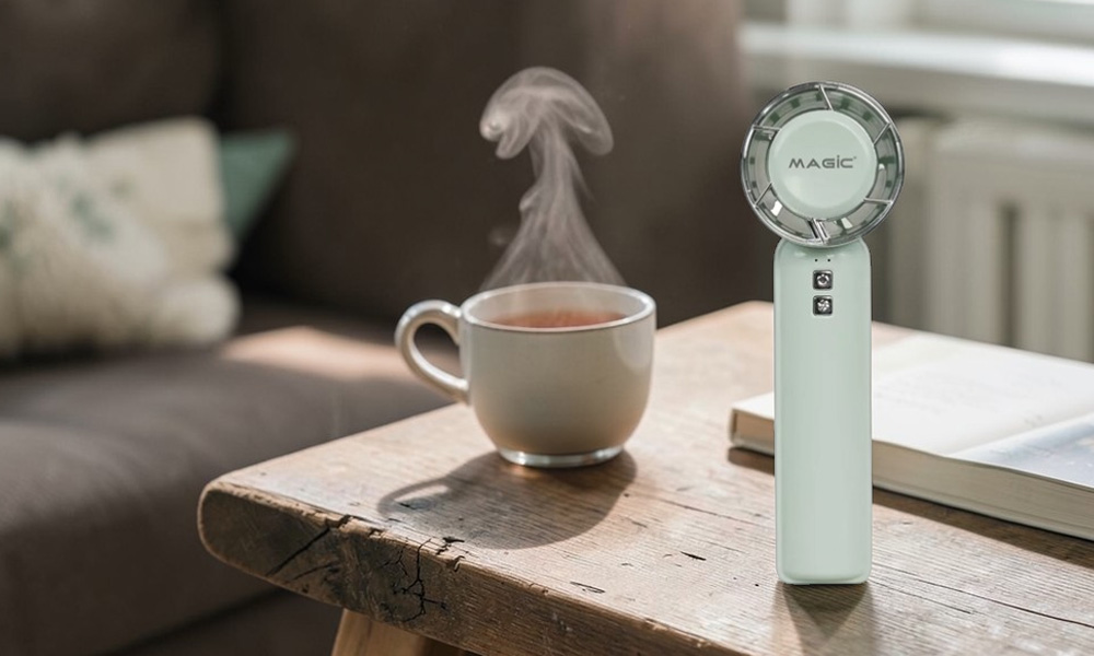Dễ dàng điều khiển Quạt Cầm Tay Mini Magic A-012