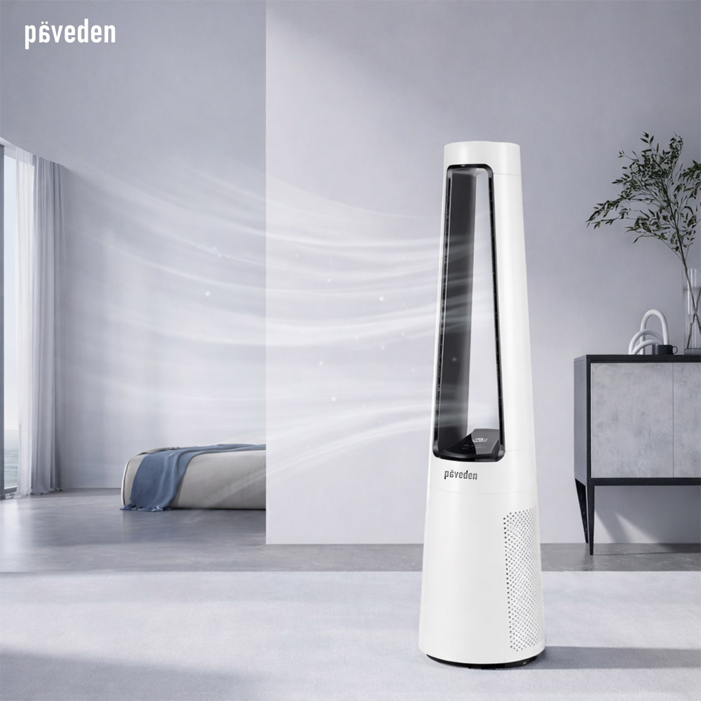 Quạt Không Cánh Paveden PBF-9070AW có kiểu dáng nhỏ gọn