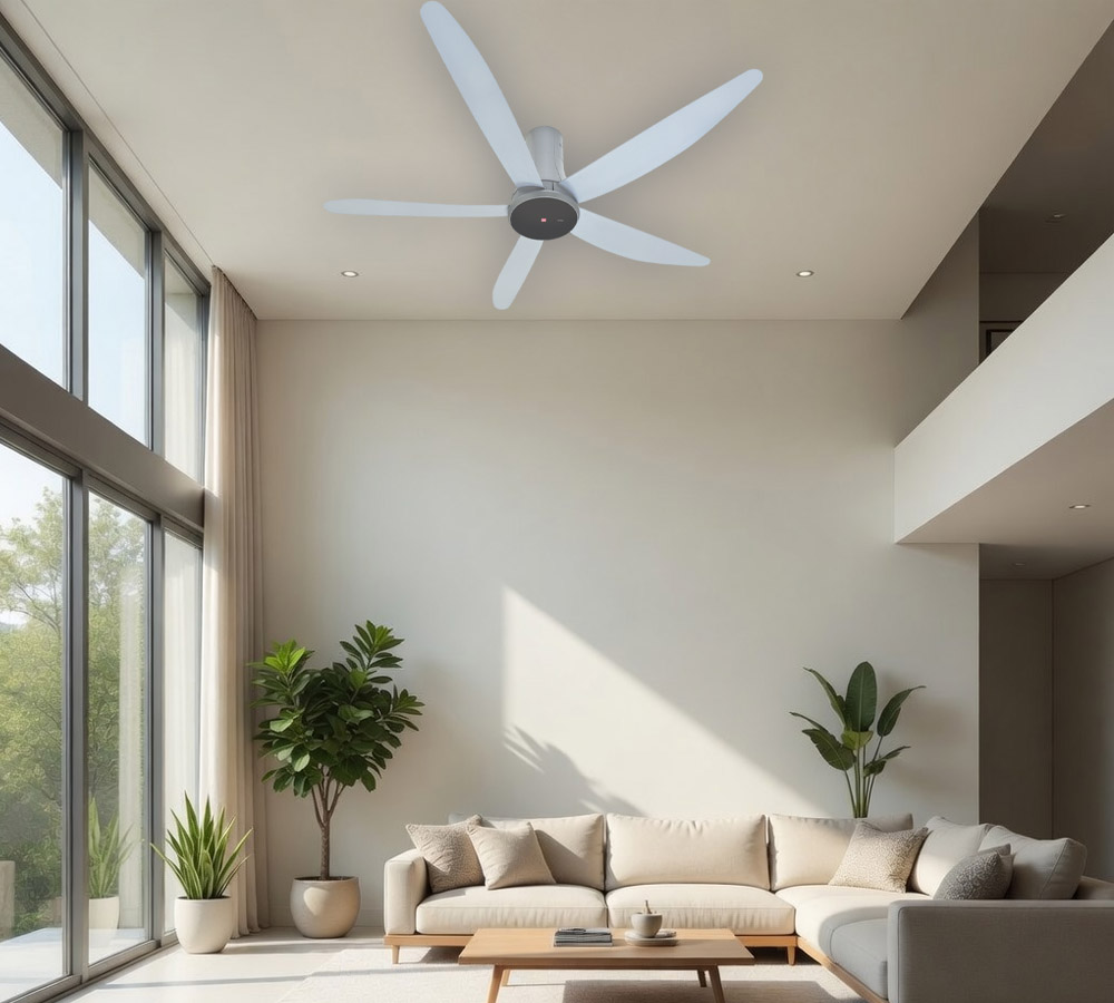 Quạt Trần KDK T60DW(GY) trang bị 9 mức gió tùy chỉnh theo nhu cầu