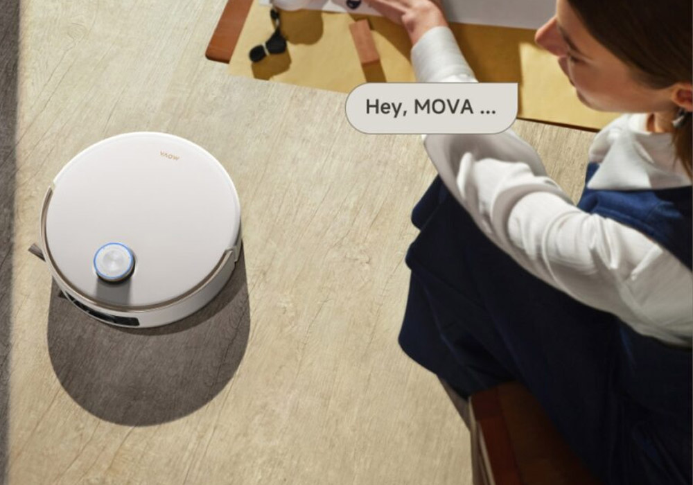 Robot Hút Bụi Lau Nhà Mova V50 Ultra tương thích với trợ lý giọng nói