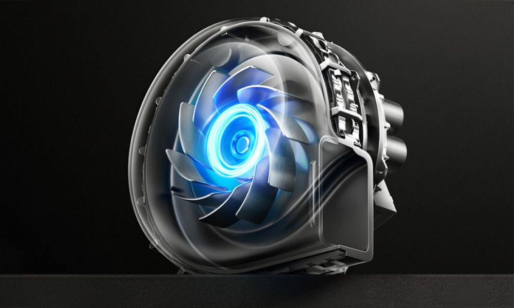 Robot Hút Bụi Lau Nhà Mova V50 Ultra sử dụng động cơ TurboForce7 mạnh mẽ