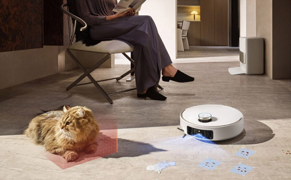 Robot Hút Bụi Lau Nhà Mova V50 Ultra tích hợp cảm biến RGB