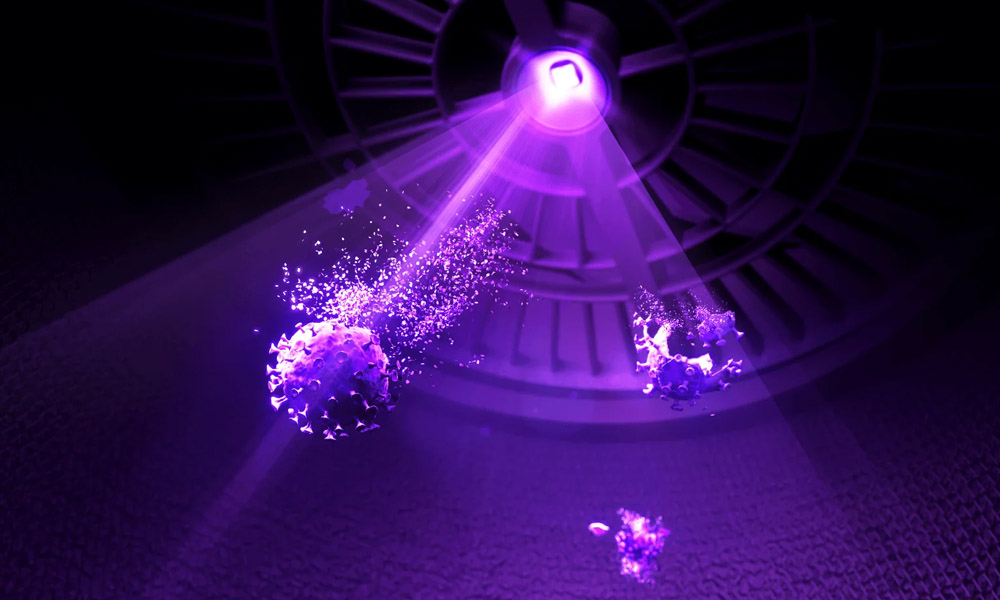 Xiaomi Mijia Smart Air Purifier Max EU khử trùng bằng tia UV