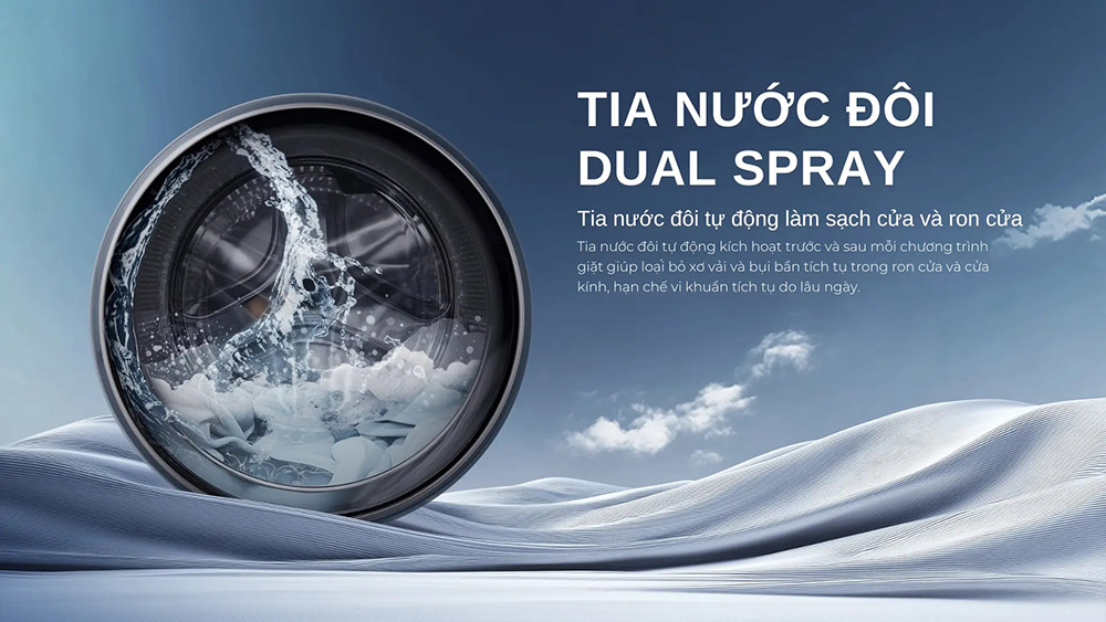 Aqua AW14-BD4377U1L(GN) trang bị tia nước đôi