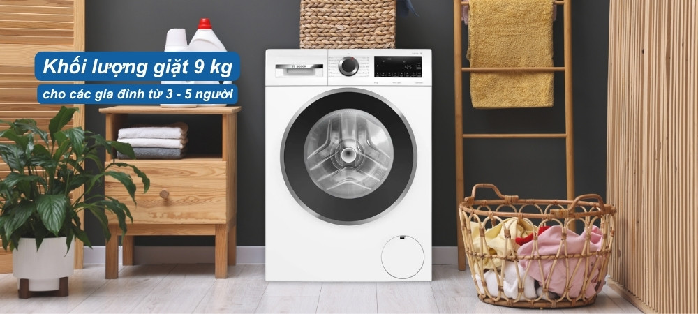 Bosch WGG24400SG Series 6 khối lượng giặt 9 kg