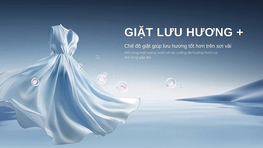 Máy Giặt Aqua 14 Kg AW14-BD4377U1L(GN) cho quần áo thơm mát dài lâu