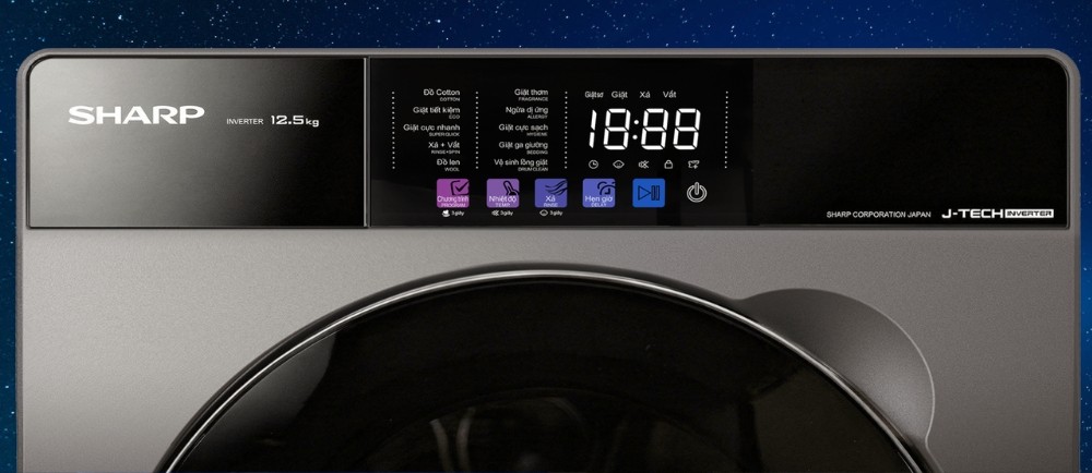 Máy Giặt Inverter 12.5 Kg ES-FKC125ED-DG tích hợp đa dạng chương trình giặt