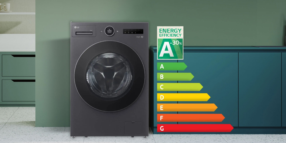 Máy Giặt Inverter F2520SNTKA tối ưu năng lượng và lượng nước trong mỗi chu trình giặt