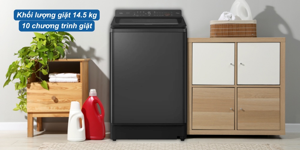 Máy Giặt Panasonic 14.5 Kg NA-FD145V3BV 10 chương trình giặt tiện lợi