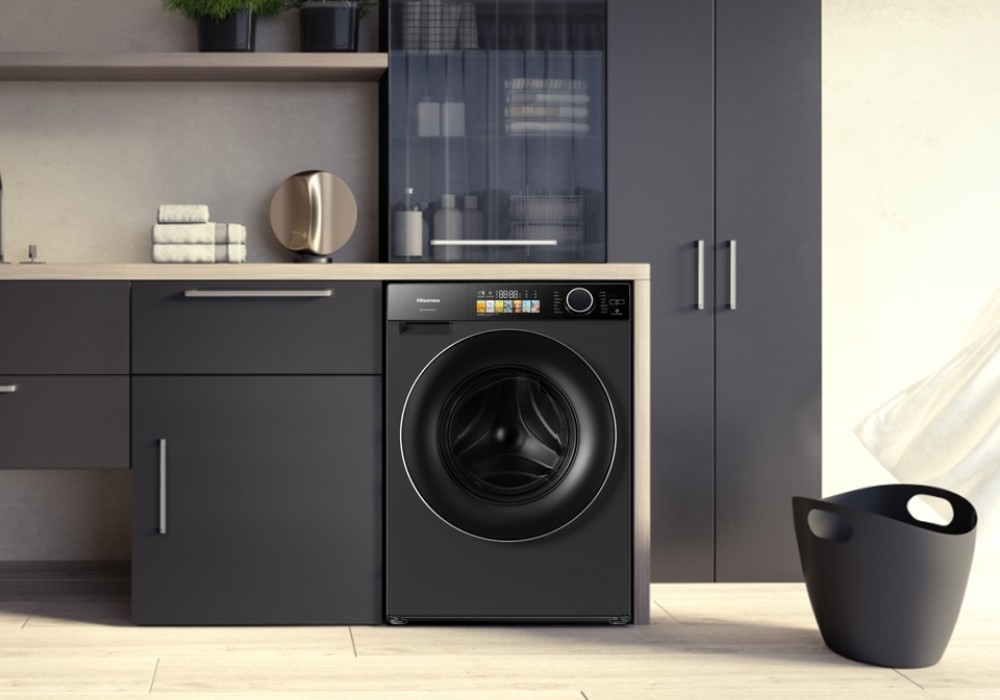 Máy Giặt Sấy WD120M5 cửa trước, màu xám titan thanh lịch