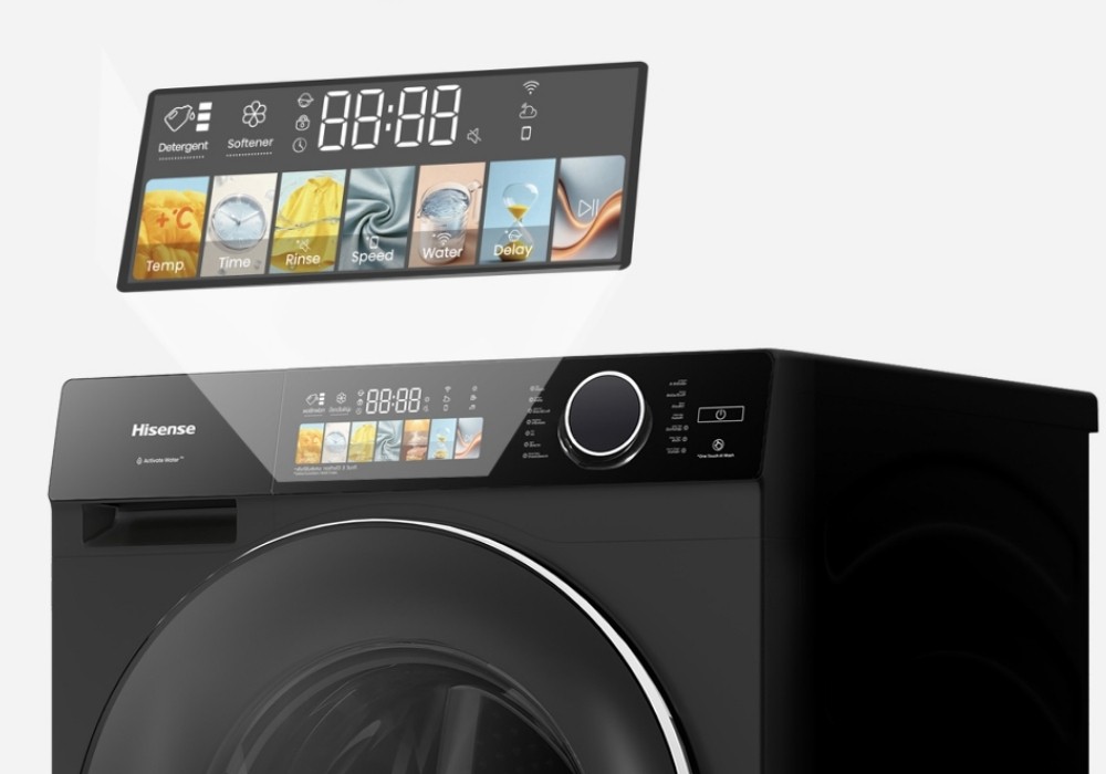 Máy Giặt WD120M5 có bảng điều khiển đa sắc màu